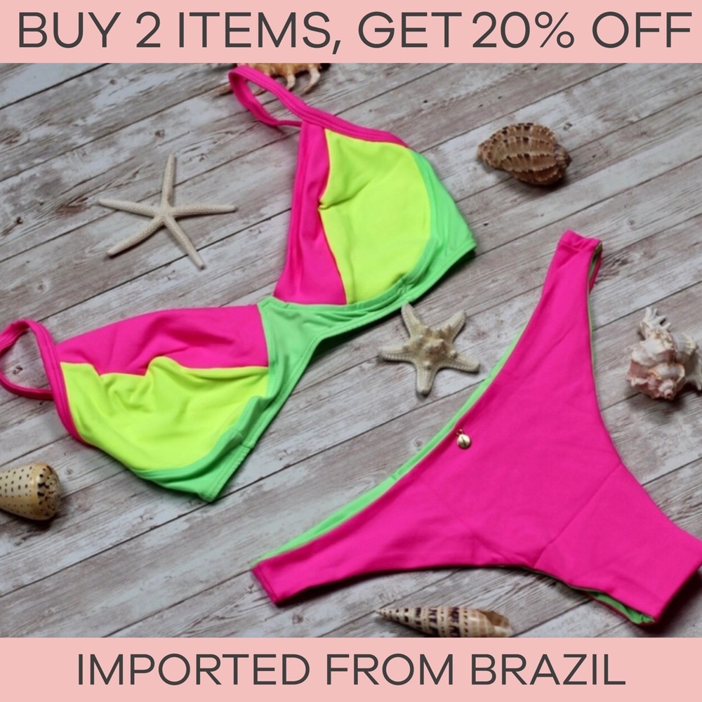 High quality Brazilian bikini set - top & bottom - Picture 2 of 12